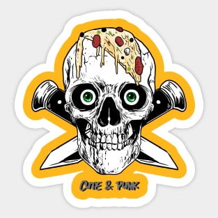 CUTE & PUNK SCULLS by WOOF SHIRT Sticker